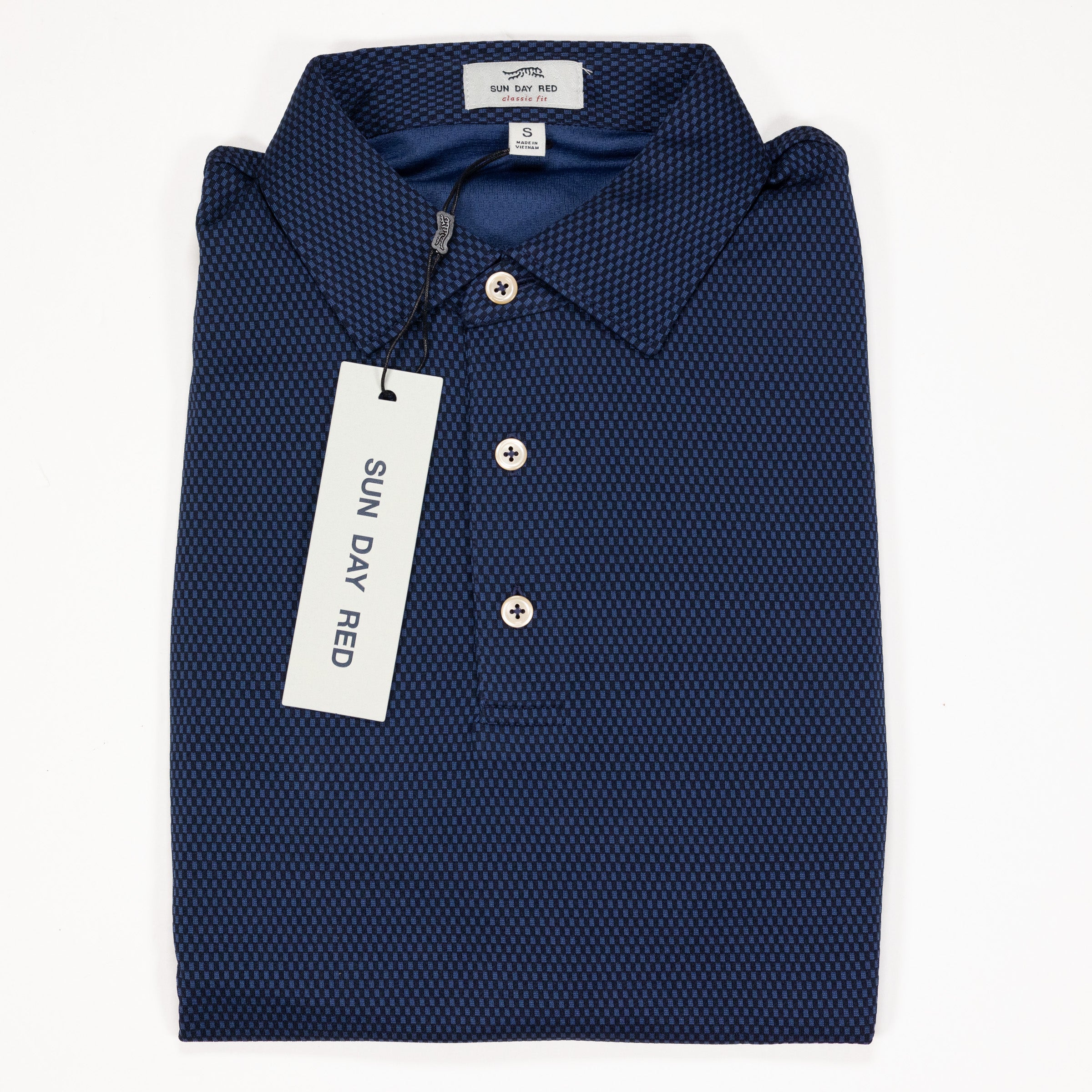 Sun Day Red Cypress Checker Polo