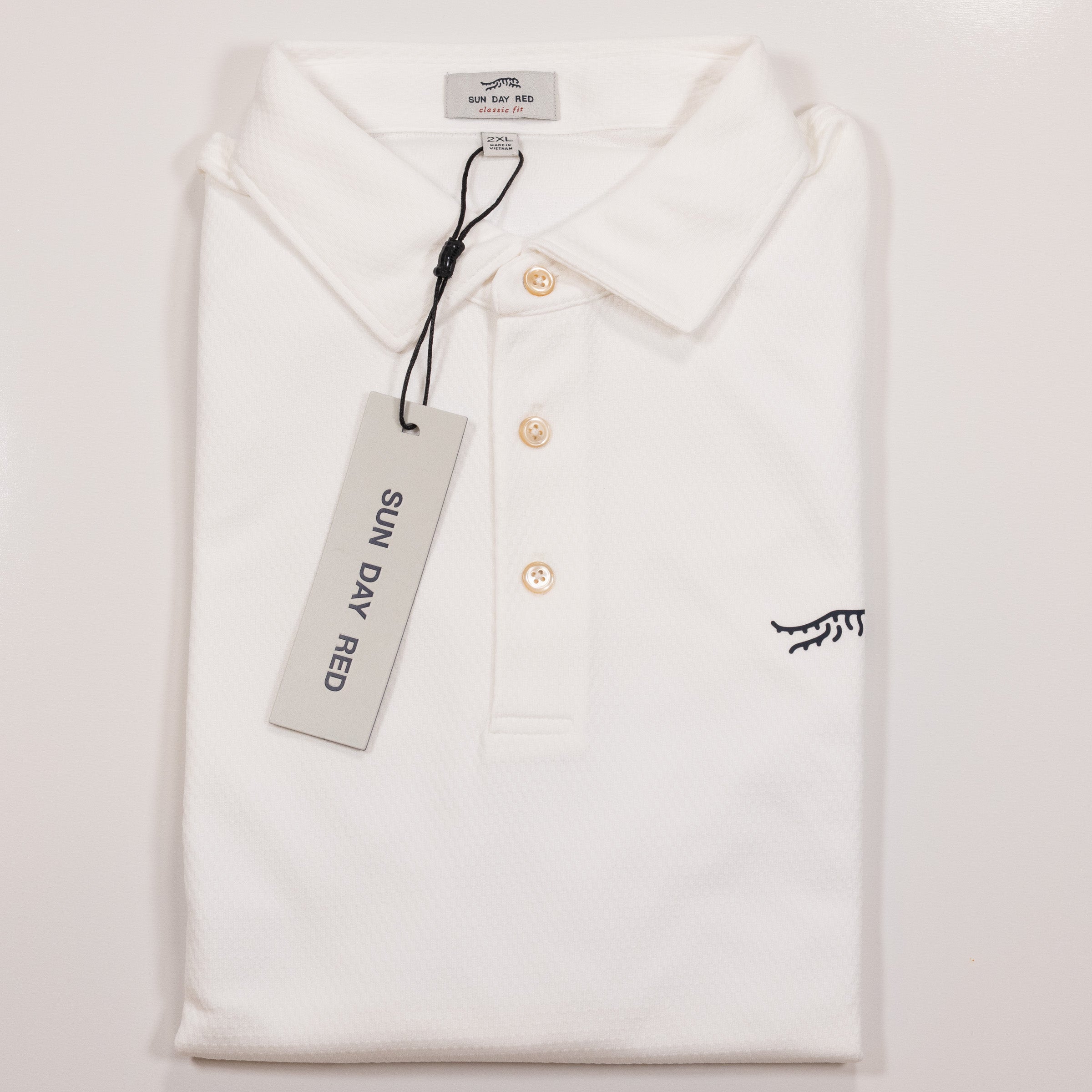 Sun Day Red Cypress Checker Polo