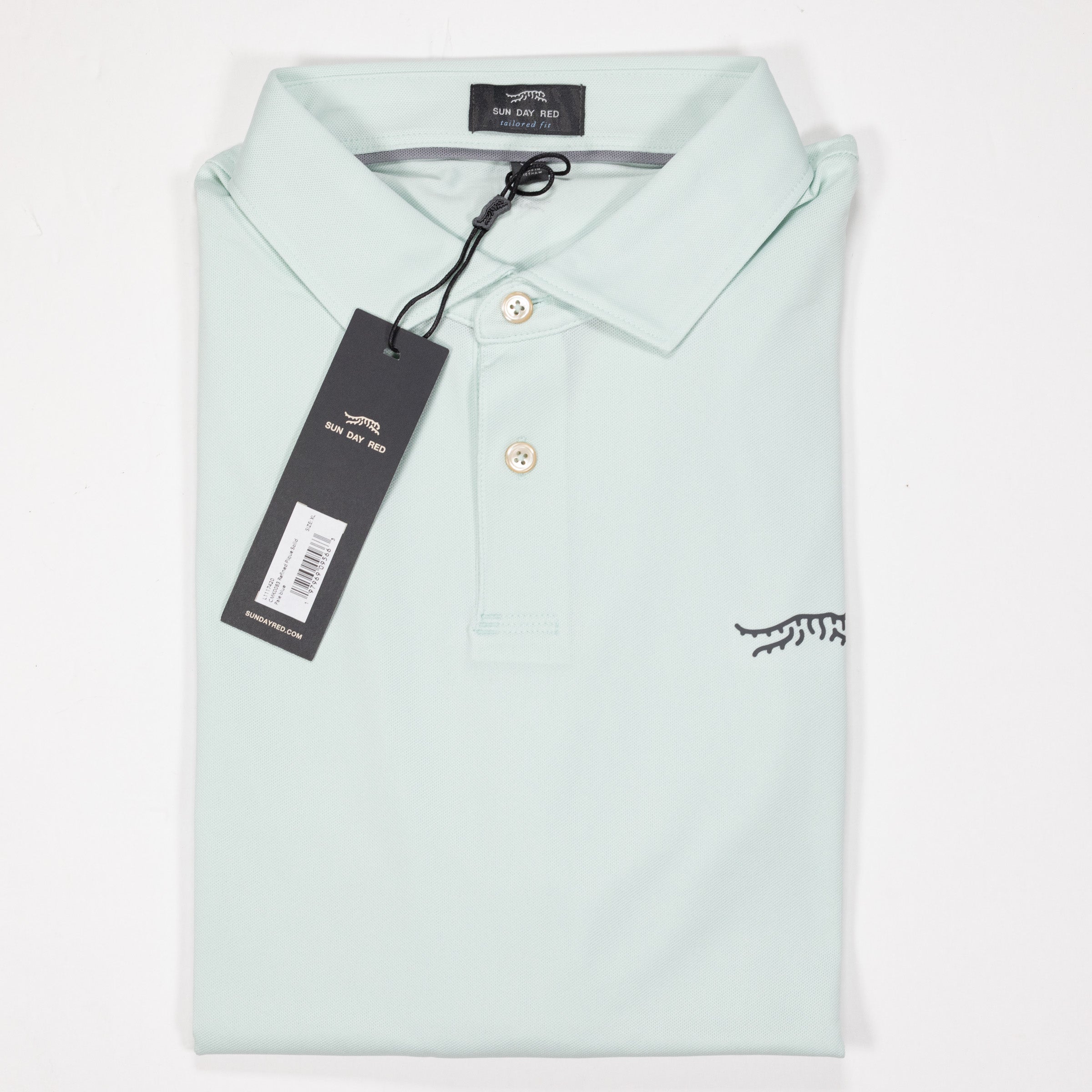 Sun Day Red Refined Pique Polo